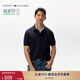 TOMMY HILFIGER春夏男裝珠地網(wǎng)眼透氣商務(wù)休閑潮流多色短袖翻領(lǐng)T恤POLO衫 【經(jīng)典百搭】藏青色FAP L （推薦：150-165斤）