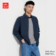 優(yōu)衣庫男女裝牛津紡襯衫長(cháng)袖襯衣休閑素色休閑通勤478086 475998 475998/69藏青色 S
