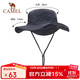 駱駝（CAMEL）漁夫帽男大頭圍戶(hù)外徒步太陽(yáng)防曬帽女夏季海邊遮陽(yáng)帽子A0W3M2115