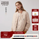 Teenie Weenie【兩面穿】小熊女裝外套冬季時(shí)尚美拉德簡(jiǎn)約休閑棉服 卡其色 S (160)