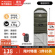 挪客Naturehike信封帶帽睡袋秋冬加厚成人戶(hù)外露營(yíng)防寒保暖睡袋 羽絨棉/艾葉青（U350S）