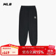 MLB男女情侶秋季新款純色松緊收腰束腳褲休閑長(cháng)褲3APTB0244-50BKS-M