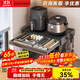 酷太（COOKTIME）廚房微波爐置物架帶抽屜調料電器收納架烤箱臺面雙層置物架 556寬標準款 (送藤筐+洗米器)