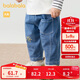巴拉巴拉寶寶褲子男童休閑褲牛仔褲秋裝時(shí)尚200324108105