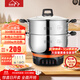 惠當家（Hui Dang Jia）電鍋多功能電熱鍋電炒鍋家用電蒸鍋一體電煮鍋加厚304不銹鋼電火鍋G08-32國家補貼