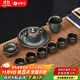 金鑲玉茶具套裝 龍泉陶瓷手工茶壺茶杯送禮品盒高檔 礦釉鐵胎青瓷茶具