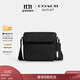 蔻馳（COACH）奧萊男士男包SULLIVAN翻蓋斜挎包商務(wù)通勤單肩包 QB/黑色