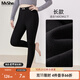 MsShe【540G澳粒絨】大碼女裝2025冬裝胖mm顯瘦彈力修身小腳長(cháng)褲加厚 長(cháng)褲-黑色現貨-適合1.6以下 2XL