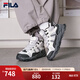 FILA 斐樂(lè )官方女鞋復古運動(dòng)鞋2025冬新款中幫加絨滿(mǎn)天星1S休閑鞋 月巖灰/奶白-TW 37.5