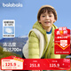 巴拉巴拉（BALABALA）童裝兒童羽絨服兩件套男童女童寶寶冬裝連帽外套 綠白色調00341 120 充絨量40g