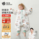 貝肽斯嬰兒睡袋秋冬恒溫兒童分腿睡袋嬰幼兒防踢被單導防濕冷加厚 熊熊M