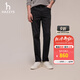 哈吉斯（HAZZYS）男裝 冬款長(cháng)褲【抓絨內里】水洗牛仔褲男ATDZP0BDP63 黑色BK 32 （175/78A）