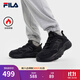 斐樂(lè )（FILA）官方火星2加絨復古跑步鞋男鞋冬季新款黑色老爹鞋潮鞋 黑-BK 41