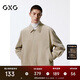 GXG男裝商場(chǎng)同款夾克男24年秋新品 卡其色 175/L