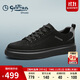 金利來(lái)（goldlion）男鞋男士板鞋時(shí)尚個(gè)性舒適系帶休閑鞋G500330318AAA黑色43
