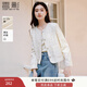 香影小香風(fēng)短外套女2025秋季新款名媛法式千金風(fēng)圓領(lǐng)白色鏤空上衣 鷺白 M 160/84A/95-110斤