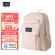 JANSPORT杰斯伯雙肩包男大容量背包書(shū)包女大學(xué)生包 4NVC00Y  米白色