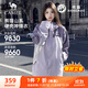 駱駝（CAMEL）熊貓沖鋒衣外套男女款防風(fēng)防水戶(hù)外服 A34BATLR018 木槿紫 L