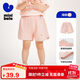 迷你巴拉男女童寶寶兒童休閑棉彈透氣褲子夏吸濕速干外穿短褲