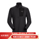 始祖鳥(niǎo)（ARC'TERYX）RHO LT ZIP NECK 輕量舒適保暖 新款半拉鏈男士長(cháng)袖內層上衣 Black黑色 2XL