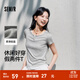 森馬（Semir）短袖T恤女短款套頭衫氣質(zhì)休閑2025新款夏假兩件緊身衣服簡(jiǎn)約 中花灰00510 M