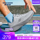 斯凱奇（Skechers）搖搖鞋｜2025男女款復古時(shí)尚跑步鞋休閑鞋耐磨舒適透氣 男款-灰色/炭灰色/GYCC 39.5
