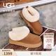 UGG秋季新款女士舒適時(shí)尚厚底毛領(lǐng)圓頭一腳蹬休閑樂(lè )福鞋 1171393 CHE | 栗色 37