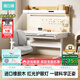 黑白調兒童A2PRO學(xué)習桌書(shū)桌兒童桌椅實(shí)木升降寫(xiě)字桌子電腦桌進(jìn)口橡膠木1.2m