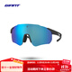 捷安特Breeze系列無(wú)框全鍍RETO鍍膜戶(hù)外運動(dòng)自行車(chē)騎行眼鏡 啞灰/藍色鍍膜