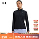 安德瑪（UNDERARMOUR）春夏Tech女子羅紋訓練運動(dòng)長(cháng)袖T恤1389857 黑色001  L