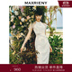 MAXRIENY【浪漫當夏】國風(fēng)新中式提花仙美連衣裙夏季改良旗袍 本白 S 01