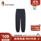 暇步士（Hush Puppies）童裝男童長(cháng)褲春秋大童兒童寬松運動(dòng)褲子衛褲 藏藍   140   