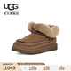 UGG秋季女士時(shí)尚舒適純色平底保暖茸茸短靴懶人毛毛鞋 1158224 HCK | 胡桃木色 38 鞋款偏小，建議拍大一碼