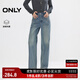 ONLY2025秋季新款松弛慵懶高腰九分褲男友褲牛仔褲女|125349022 J34390洗水牛仔藍 L L標準褲長(cháng)