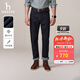 哈吉斯（HAZZYS）男裝 秋款男褲子棉彈經(jīng)典水洗牛仔褲男ATDZP0BCP03 深藏青色DN 33 （175/80A）