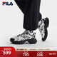 FILA斐樂(lè )女鞋運動(dòng)鞋蕨草厚底老爹鞋2025夏季新款鞋子舒適輕便休閑鞋 雪白/藕灰-CF 37.5