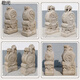 君閔石雕門(mén)墩抱鼓石一對漢白玉獅子看門(mén)護宅家用仿古青石擺件石墩石鼓 漢白玉仿古高60cm一對包郵