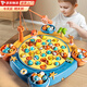 貝初眾兒童玩具男孩1-3歲益智釣魚(yú)游戲盤(pán)一兩三周歲半寶寶2-4-6女孩禮物 超大號藍【45魚(yú)+8竿+4桶+禮包】 男女童小朋友早教幼兒生日禮物