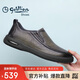 金利來(lái)（Goldlion）男鞋男士休閑鞋時(shí)尚商務(wù)舒適套腳休閑皮鞋G506310110RRB灰色-42