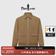比音勒芬【超輕紗】春秋款男士時(shí)尚工裝風(fēng)休閑夾克細格肌理翻領(lǐng)針織外套 74啡綠色 S