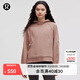 lululemon丨Scuba 女士超寬松款側開(kāi)口連帽衫 LW3IUIS 暮光玫瑰棕 M /L