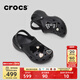 CROCS卡駱馳厚底云朵洞洞鞋時(shí)尚百搭戶(hù)外沙灘鞋女鞋|206750 黑色-001(含智必星) 38 (240mm)