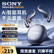 SONY AXSM無(wú)線(xiàn)藍牙耳機骨傳導掛耳式不入耳運動(dòng)Ai翻譯帶APP新款2025 黑色【AI全智能小助手+AI智能自適應通話(huà)降噪】