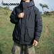 薩洛蒙（Salomon）男女款 城市輕戶(hù)外防水保暖700蓬鵝絨羽絨服 OUTLIFE WP DOWN JKT 深黑色 C23740 M 175/96A