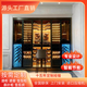 不銹鋼恒溫紅酒柜餐邊柜定制嵌入式酒柜酒窖雪茄茶葉一體柜定制 酒柜定制