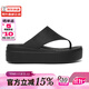 crocs卡駱馳女鞋布魯克林戶(hù)外運動(dòng)拖鞋 防滑耐磨人字拖208727_001 黑色 37-38 (240mm)