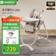 哈卡達寶寶餐椅多功能餐桌嬰兒學(xué)坐椅兒童家用可坐可躺折疊免安裝古蘭凰
