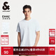 杰克·瓊斯（JACK&JONES） 夏季時(shí)尚潮直筒版型羅紋圓領(lǐng)字母裝飾上衣短袖T恤男裝225201072