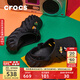 CROCS卡駱馳檀健次同款波波洞洞鞋男戶(hù)外沙灘鞋包頭鞋|207937 黑色-001 尺碼偏大，選小一碼 41 /42(260mm)