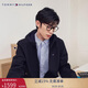 Tommy Hilfiger【防水微抓絨】出走都市25秋冬男裝連帽風(fēng)衣款軟殼夾克外套